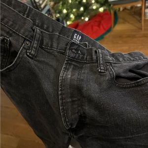 Gap, 32x32, black washed classic jeans